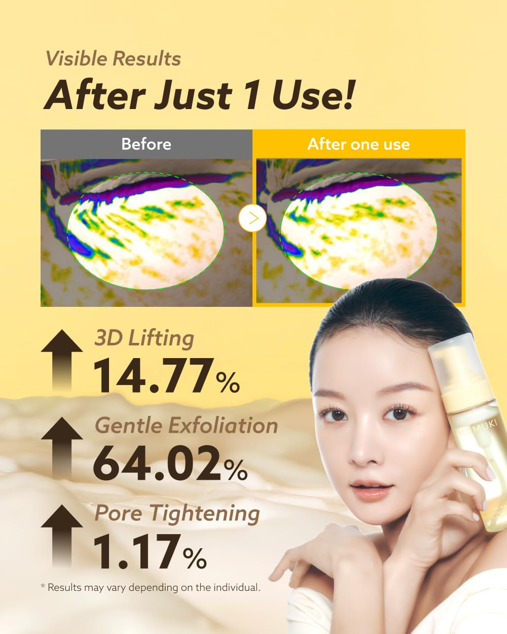Honey Banana BDRN Bubble Mask | Hydrating & Exfoliating Skin Booster Toner with Plant PDRN, Panthenol & Hyaluronic Acid | Korean Skincare, 5.07 fl oz