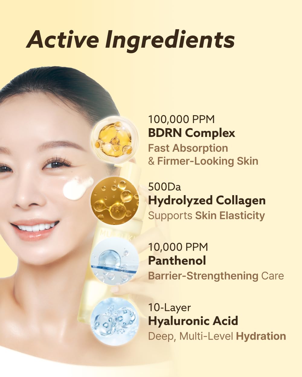 Honey Banana BDRN Bubble Mask | Hydrating & Exfoliating Skin Booster Toner with Plant PDRN, Panthenol & Hyaluronic Acid | Korean Skincare, 5.07 fl oz