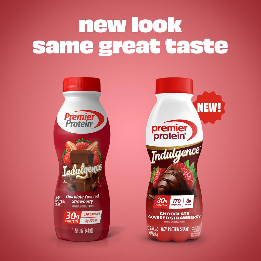 Premier Protein INDULGENCE 30g Shake, White Chocolate Raspberry, 12 Pack