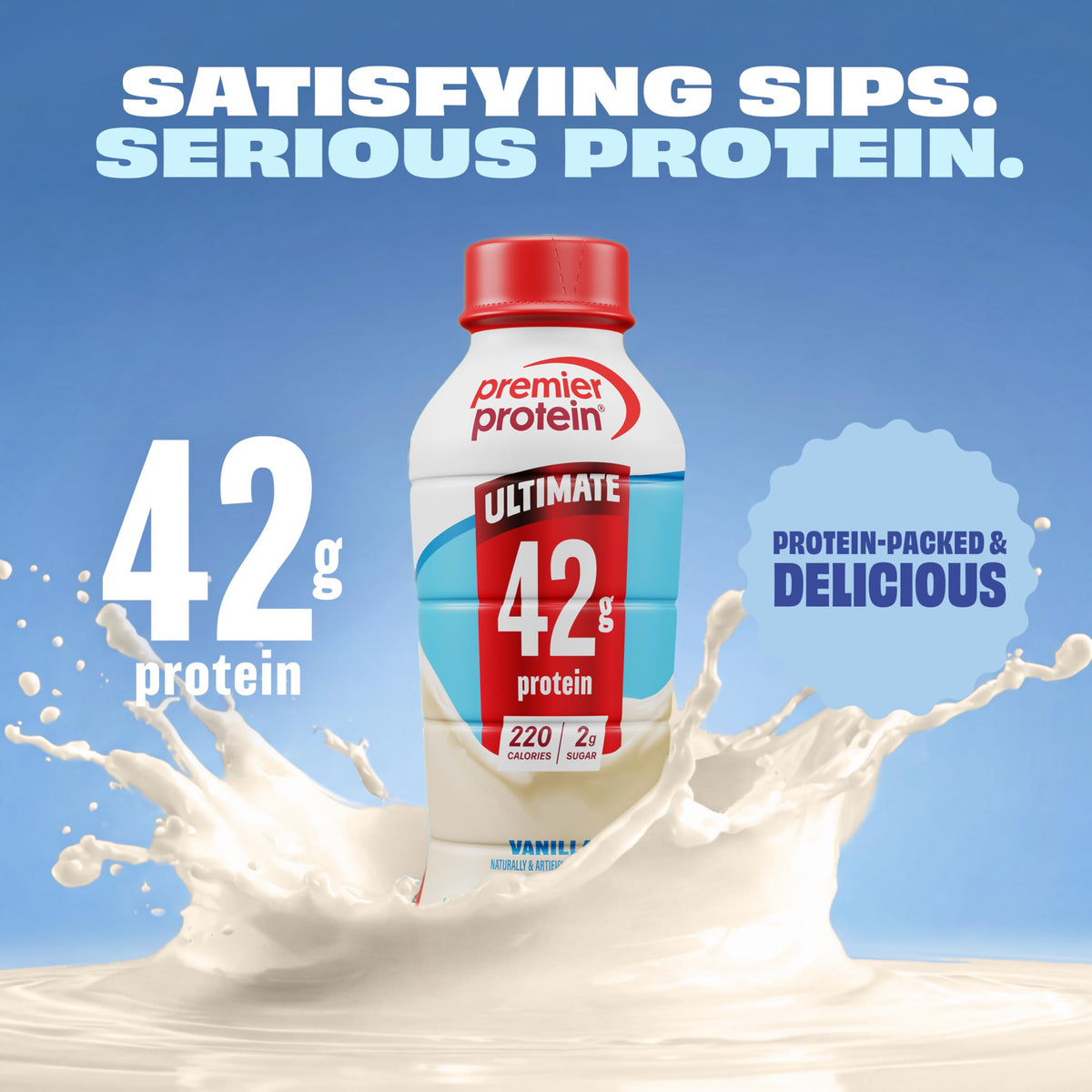 Premier Protein ULTIMATE 42g High Protein Shake, Chocolate, 12 Pack