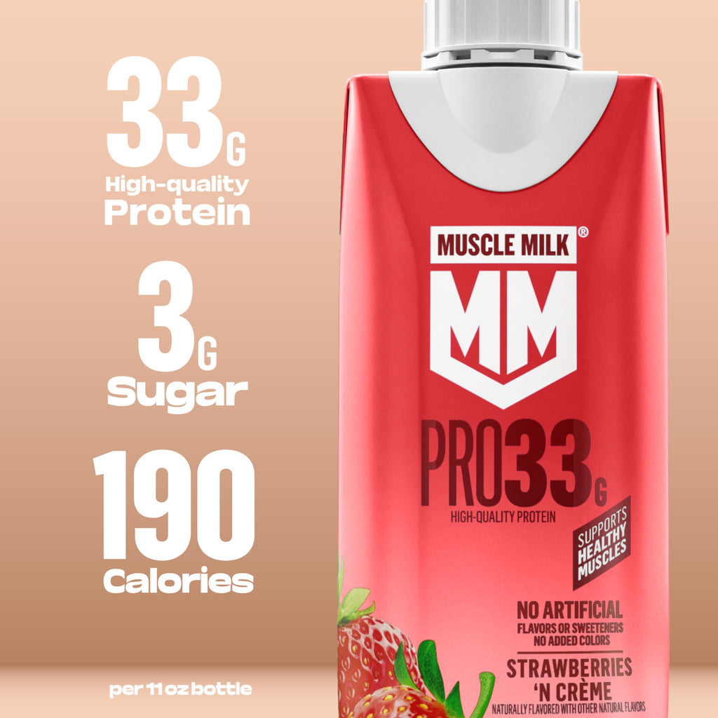 Muscle Milk Pro Liquid High Protein Shake, Chocolate, 11 Fl Oz (Pack of 12)