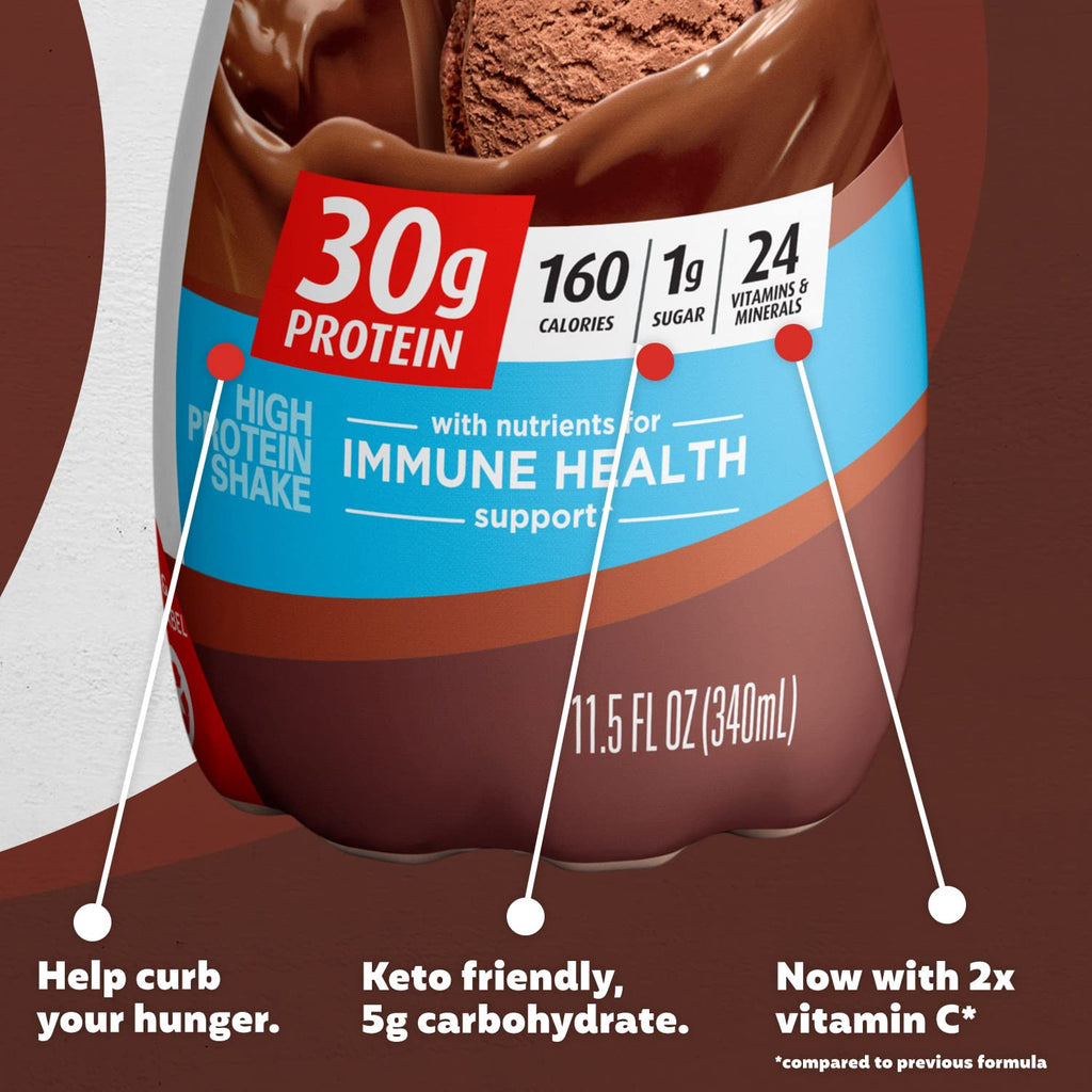 Premier Protein 30g High Protein Shake, Chocolate, 12 Pack