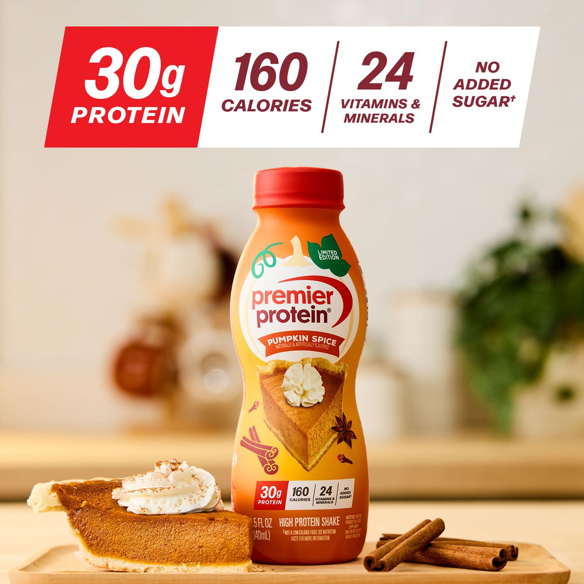 Premier Protein 30g High Protein Shake, Chocolate, 12 Pack