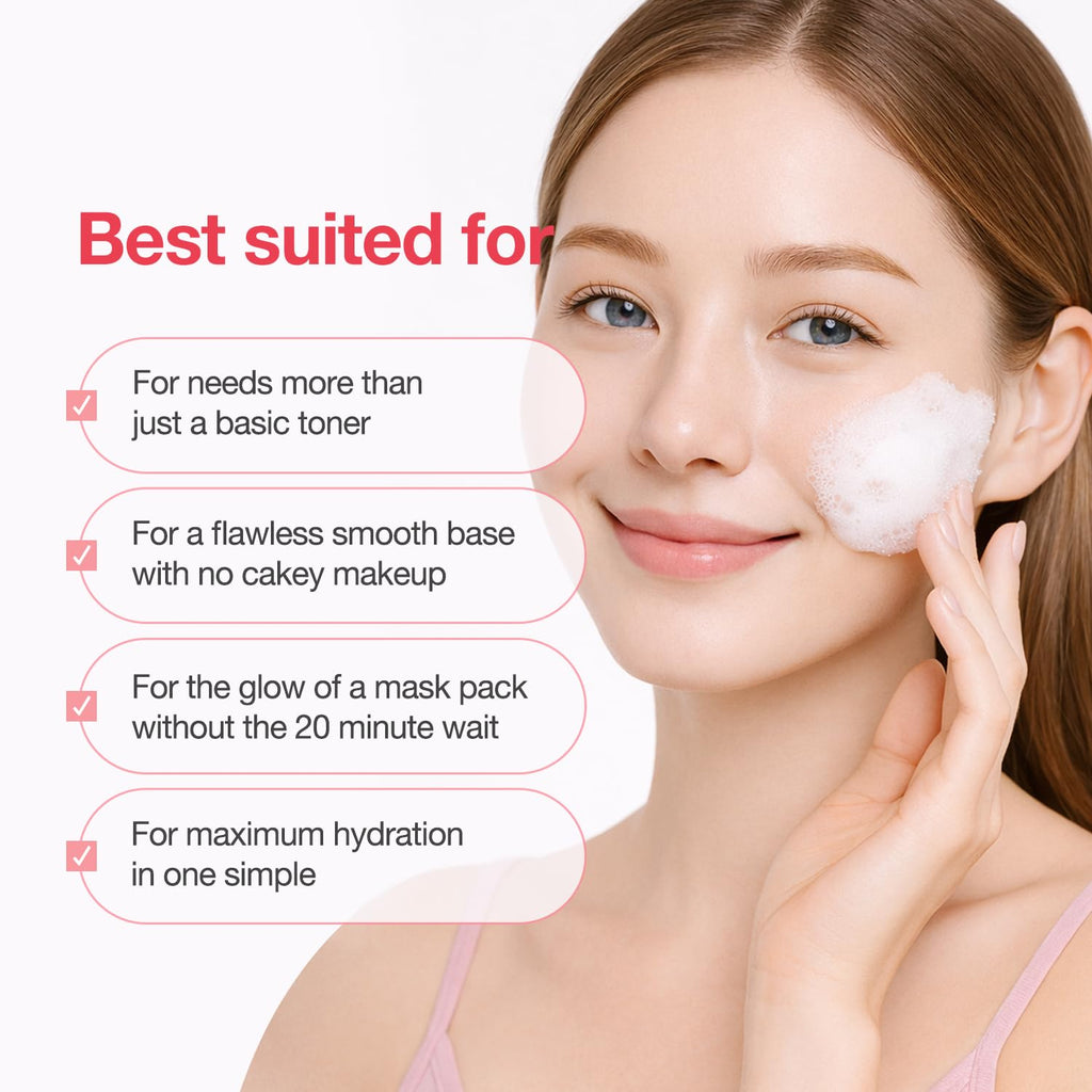 Quick & Deep Oxy-Bubble Essence | Firming & Glow Serum with Collagen, Peptide & Niacinamide | Fast Absorption & Makeup-Ready | Korean Skincare 3.28 fl oz