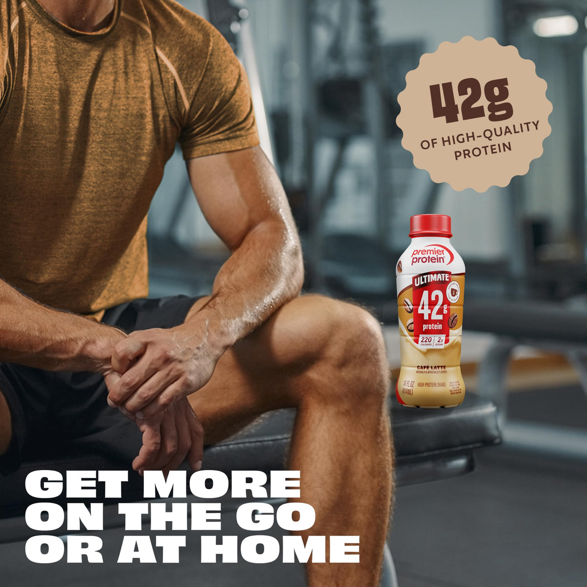 Premier Protein ULTIMATE 42g High Protein Shake, Chocolate, 12 Pack