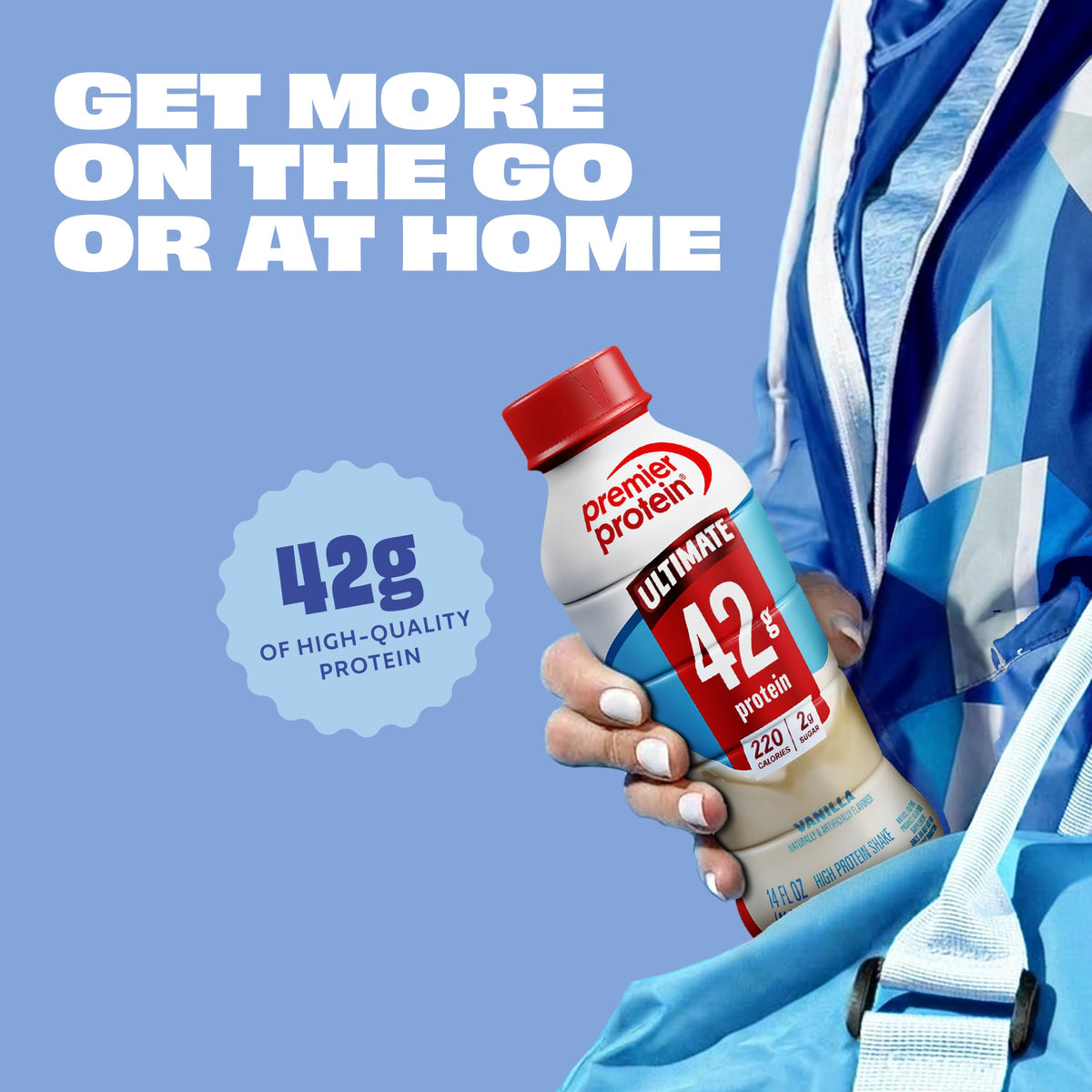Premier Protein ULTIMATE 42g High Protein Shake, Chocolate, 12 Pack