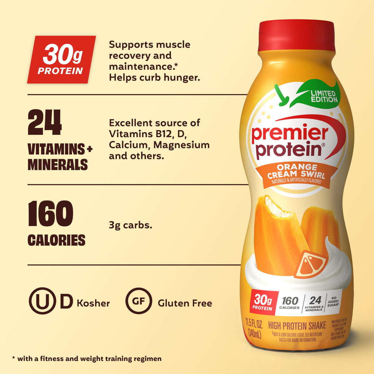 Premier Protein 30g High Protein Shake, Chocolate, 12 Pack