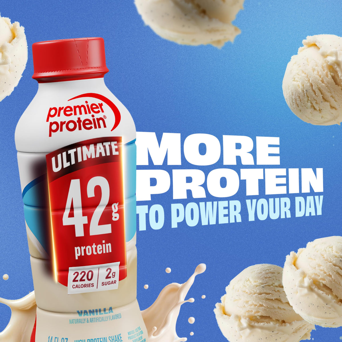 Premier Protein ULTIMATE 42g High Protein Shake, Chocolate, 12 Pack